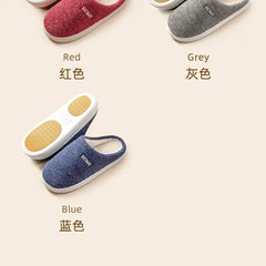 House Fuzzy Slipper Women Striped Winter Warm Fur Plush Non Slip Grip Indoor Lazy Soft Female Thermal Home Shoe Flat Male Men