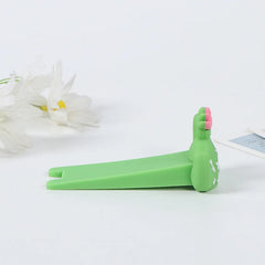 Cartoon Door Stop Silicone Reusable Shock Absorbent Block Wedge Doorstops Door Handle Stopper Home Door Anti-collision Stopper
