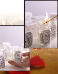 1pc 50g Romantic Transparent Scented Candles Light Gift Scented Aromatic Candles Guest Gift Candles Wedding Candles Candle Jar