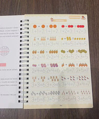 Magic Writing Book in Portuguese Calligraphy Notebook Montessori Kids Reusable Educational Calligraphic Letter Practice Toy