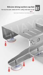 LIJAYO Commercial Manual Frozen Chicken Duck Fish Slicer Bone Cutting Tool Stainless Steel Minced Lamb Bone Meat Cutter