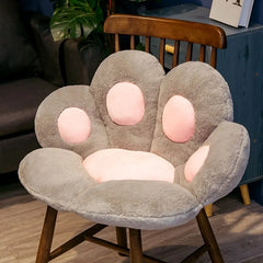 70*60cm Kawaii Cat Paw Plush Toys Cute Soft Stuffed Floor Cushion Chair Sofa Butt Pad for Home Room Decoration Office Nap Dolls