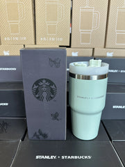 20Oz Insulated Water Cup With Straw 304 Stainless Steel Travel Mug 591ML Tumbler Thermos Water Bottle For Business Trip Sports