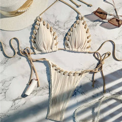 Sexy Bikinis 2025 Women's Swimwear Female Swimsuit For Swimming Wear Bathing Suits Brazilian Bikini Set Beachwear Pool Bather