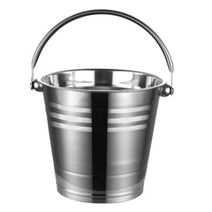 Stainless Steel Ice Bucket Ice Chiller Cooler With Handle Ice Cube Container Portable For Wine Champagne Beer Party Bar Tools