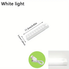 1PCS Human Ultra-thin Sensing Intelligent USB Charging Sensing Light Strip Display Cabinet Kitchen Wardrobe Dimming Light