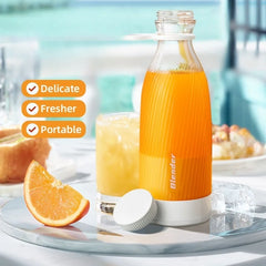 500ML Portable Blender Electric Juicer Fruit Mixers USB Rechargeable Blender juice Cup Bottle 6 Blades