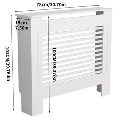 Super Tall 100CM Radiator Cover Strong Grill Shelf Cabinet MDF Cupboard Modern Vertical/Horizontal Style