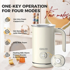 Automatic Milk Frother - Electric Foamer Hot Cold Cappuccino Maker Chocolate Mixer Warmer