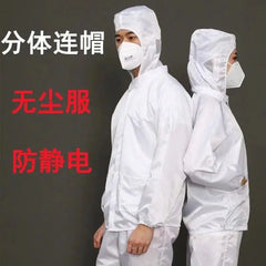 Isolation Split Type Work ClothesUnisex Reusable Anti-Static Safety Clothing With Pockets Dust-Proof Clean Paint Materials
