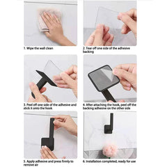 2/4/6Pcs Cap Holder Hat Rack for Baseball Caps Adhesive Hat Hooks for Wall Cap Hanger Storage No Drilling Hat Display Organizer