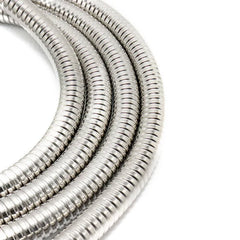 2/2.5/3M 304 Stainless Steel Encrypted Shower Hose Matte Black Flexible Shower Tube Bathroom Chrome Plated Brushed Nickel Pipe