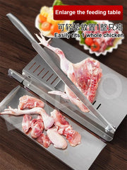 LIJAYO Commercial Manual Frozen Chicken Duck Fish Slicer Bone Cutting Tool Stainless Steel Minced Lamb Bone Meat Cutter