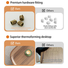 Industrial Coffee Table Set, Stacking Vintage Side End Table, Space Saving, Office Living Room Furniture, 2Pcs