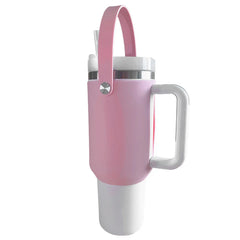 Portable Water Bottle Protective Sleeve Silicone Water Bottle Holder Bag Bottle Carrier Sleeve with Handle for Stanley 40oz Cup