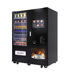 Automatic Coffee Vending Machine Drink Snacks Integrated Commercial with Snack Machines MDB System coffee machines With Grinder