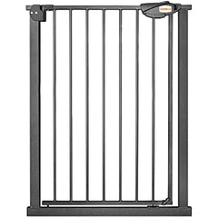 UBRAVOO Baby Gate for Doors and Stairs, Height 100 cm, Safety Pet Gate, Automatic Closure, Triple Locking
