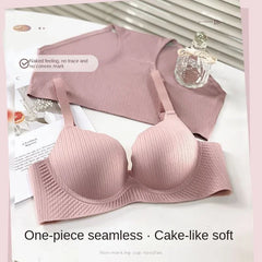 2024 New Push Up Bra for Small Chest Ultra Thick 6CM Padded No Steel Ring Comfortable & Sexy Lift Lingerie for Flat Chest Women