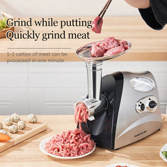 SUNATUR Premium Electric Food Chopper & Meat Grinder - Kitchen Appliances Mincer Processor Crusher for All Your Cooking Needs