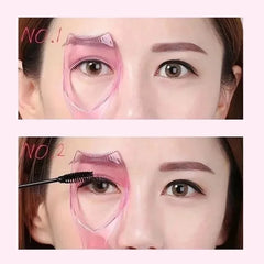 3 In 1 Eyelash Tools Makeup Mascara Shield Guard Curler Applicator Comb Guide Card Makeup Tool 3 Colors Beauty Cosmetic Tool