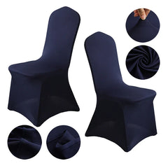 Black Extra Thicker Spandex Chair Covers For Wedding Events Party Decoration High Quality Stretch Elastic