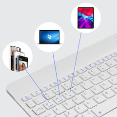 10 Inch Magnetic Tablet Keyboard for Ipad 2024 10.9 11 10.2 Bluetooth Rechargeable Keyboards for Xiaomi 6 Huawei Matepad 11.5