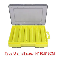 SHIQIAN Fishing Accessories Box U Size Wooden Shrimp Box Bait Box Storage Box VIB Minobo Climb Transparent