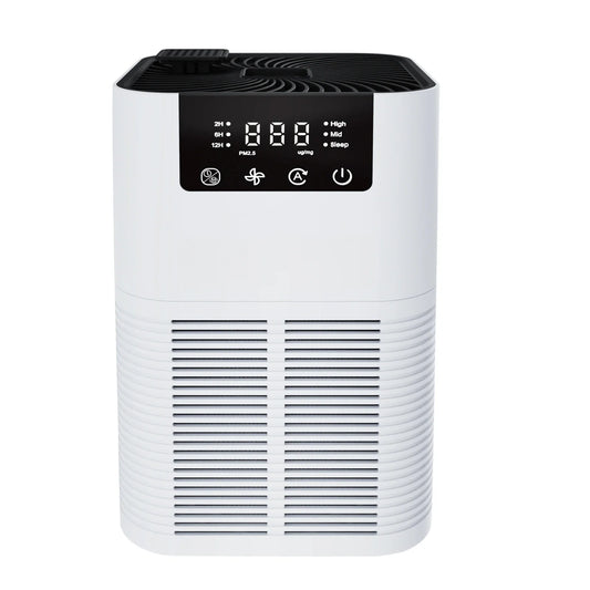 Air Purifier Portable Desktop Air Freshener For Home Allergies and Pets Hair, Smokers in Bedroom HEPA Filter Air Cleaner