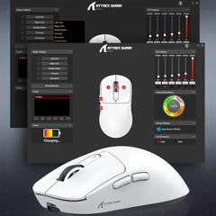 Attack Shark X3Pro X3 Wireless Mouse Lightweight PAW3395 26000dpi Tri-Mode Connection Macro Gaming Mouse for Win/Xbox/PS/Mac
