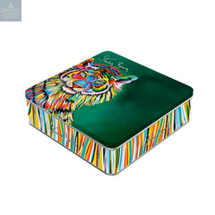 Steven Brown Kim McZoo tin of salted caramel fudge