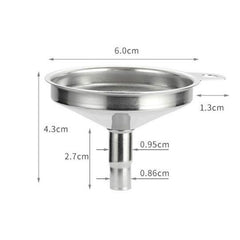 10 PCS Stainless Steel Conical Small Funnel Oil Leak Wine Leak Kitchen Gadgets, Wine Leak