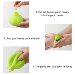 10 PCS Garlic Peeler Silicone Peeler Creative Kitchen Tool, Garlic Peeler