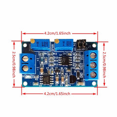 Current to Voltage Module 0 / 4-20mA to 0-3.3V5V10V Voltage Transmitter Signal Conversion Conditioning Adapter