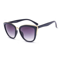 Fashion Cat Eye Vintage Gradient Glasses UV400 Sunglasses for Ladies