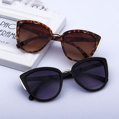 Fashion Cat Eye Vintage Gradient Glasses UV400 Sunglasses for Ladies