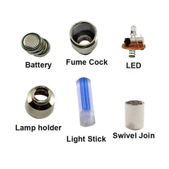 10 PCS LED Bicycle Lights Wheel Tire Valve Caps Bike Accessories Cycling Lantern Spokes Lamp