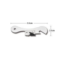2 PCS Stainless Steel Bottle Opener Can Opener Multifunctional Kitchen Tool, Stainless Steel Bottle Opener