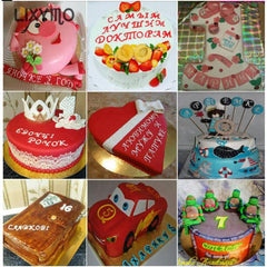 5 PCS Russian Letters Fondant Molds Embosser Sugar Craft Alphabet Moulds Cake Dessert Decor DIY Bakeware Tools, 24x2.6x0.6cm