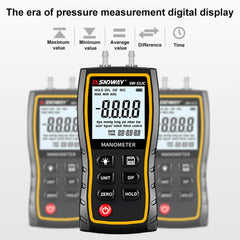 SNDWAY SW512 High Precision Digital Positive and Negative Differential Pressure Tester