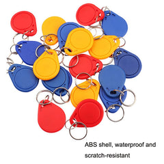 10PCS IC Access Control Card Entree Control M1 Compatibel Fudan Rfid 13.56Mhz Keyfob Sleutelhanger Tag Sleutelhanger
