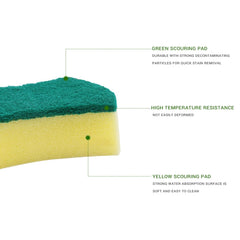 10 PCS Magic Sponge Eraser Cleaner Kitchen Clean Scouring Cloth Dish Washing Kitchen Cleaning Tools