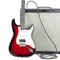 2 Elbow Head 6.35mm Guitar Cable Oxygen-Free Copper Core TS Large Two-core Cable, 0.15m, 0.3m, 0.5m, 1m, 1.5m, 2m, 3m, 5m, 8m, 10m