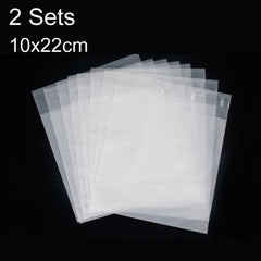 2 Sets CPE Matte Self -Sealed Bag Data Cable Phone Case Packaging Bag