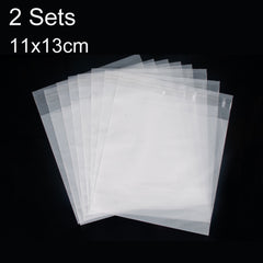 2 Sets CPE Matte Self -Sealed Bag Data Cable Phone Case Packaging Bag