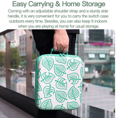 Animal Forest Friends Themed Game Machine Storage Bag For Switch, Vertical section A