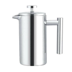 304 Stainless Steel French Pressure Coffee Pot Hand Made Tea Pot