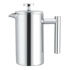304 Stainless Steel French Pressure Coffee Pot Hand Made Tea Pot