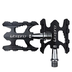 Litepro Ultralight Folding Bike Pedal K3 Bicycle Pedal, Black, Red, Silver, Gold, Electroplating Colorful