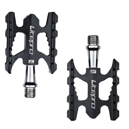 Litepro Ultralight Folding Bike Pedal K3 Bicycle Pedal, Black, Red, Silver, Gold, Electroplating Colorful