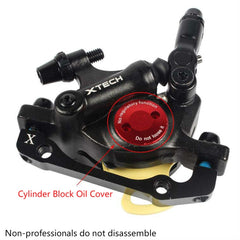 ZOOM HB100 Mountain Bike Hydraulic Brake Caliper Folding Bike Cable Pull Hydraulic Disc Brake Caliper, Front, Rear, Front and Rear